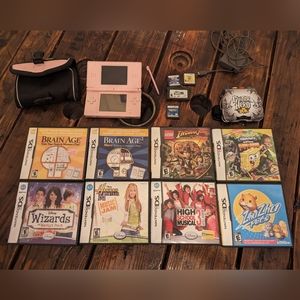 Pink Nintendo DS Bundle and games